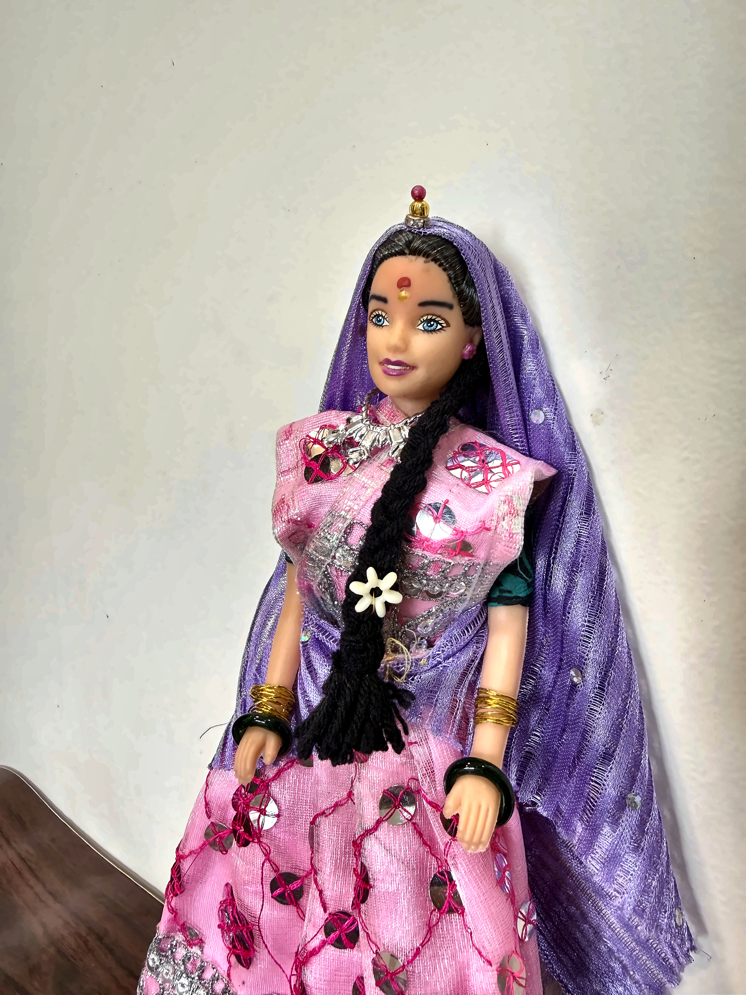 Purple Indian Heritage Doll by VYAS Overseas